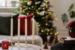 Kremmerhuset Adventslys krone 4 pk gull| Kronelys|Julelys Og Lysestaker