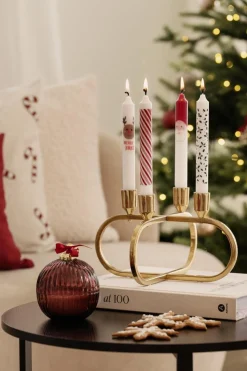 Kremmerhuset Adventstake Leona 28cm| Lysestaker|Julelys Og Lysestaker