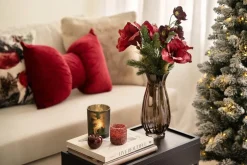 Kremmerhuset Bukett Amaryllis| Kunstige Blomster|Juletrær Og Julegrønt