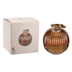 Kremmerhuset Duftlys julekule Amber & Tonka| Duftlys|Julelys Og Lysestaker