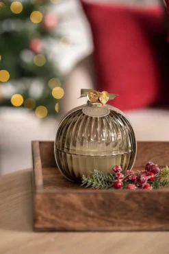 Kremmerhuset Duftlys julekule Cinnamon Swirl| Duftlys|Julelys Og Lysestaker