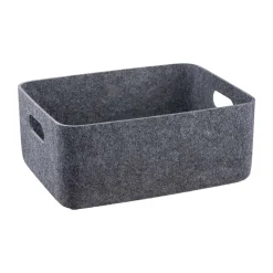 Kremmerhuset Filtkurv S/4 mørk grå| Oppbevaring Og Kurver