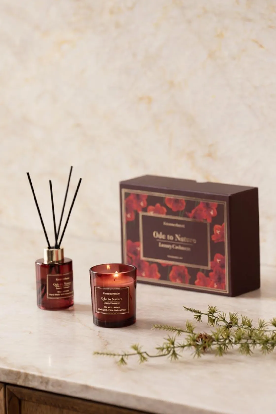 Kremmerhuset Gavesett Ode to Nature Luxury Cashmere| Duftlys|Duftpinner