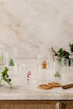 Kremmerhuset Glass Christmas 2pk| Glass|Juleservering