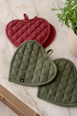 Kremmerhuset Gryteklut hjerte S/2| Annen Tekstil|Kjøkkentekstil