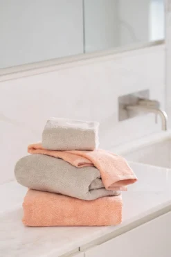 Kremmerhuset Håndklesett 2 pk, fersken| Annen Tekstil|Baderomsartikler