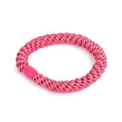 Kremmerhuset Hårstrikk Fucshia m/fuchsia perle| Hårstrikk