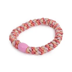 Kremmerhuset Hårstrikk Tuttifrutti Fuchsia/lavendel/gull/perle| Hårstrikk