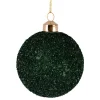Kremmerhuset Julekule glitter perle 8cm grønn| Julekuler