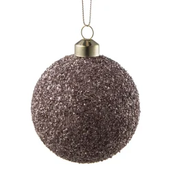 Kremmerhuset Julekule glitter perle rosa| Julekuler