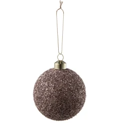 Kremmerhuset Julekule glitter perle rosa| Julekuler