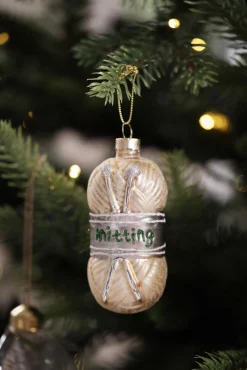 Kremmerhuset Julekule nøste, gull| Julekuler