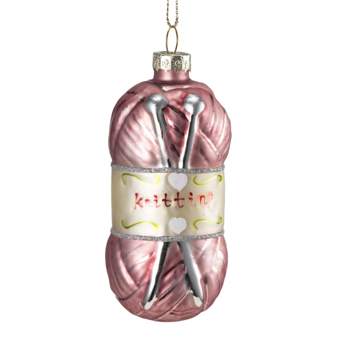 Kremmerhuset Julekule nøste, rosa| Julekuler