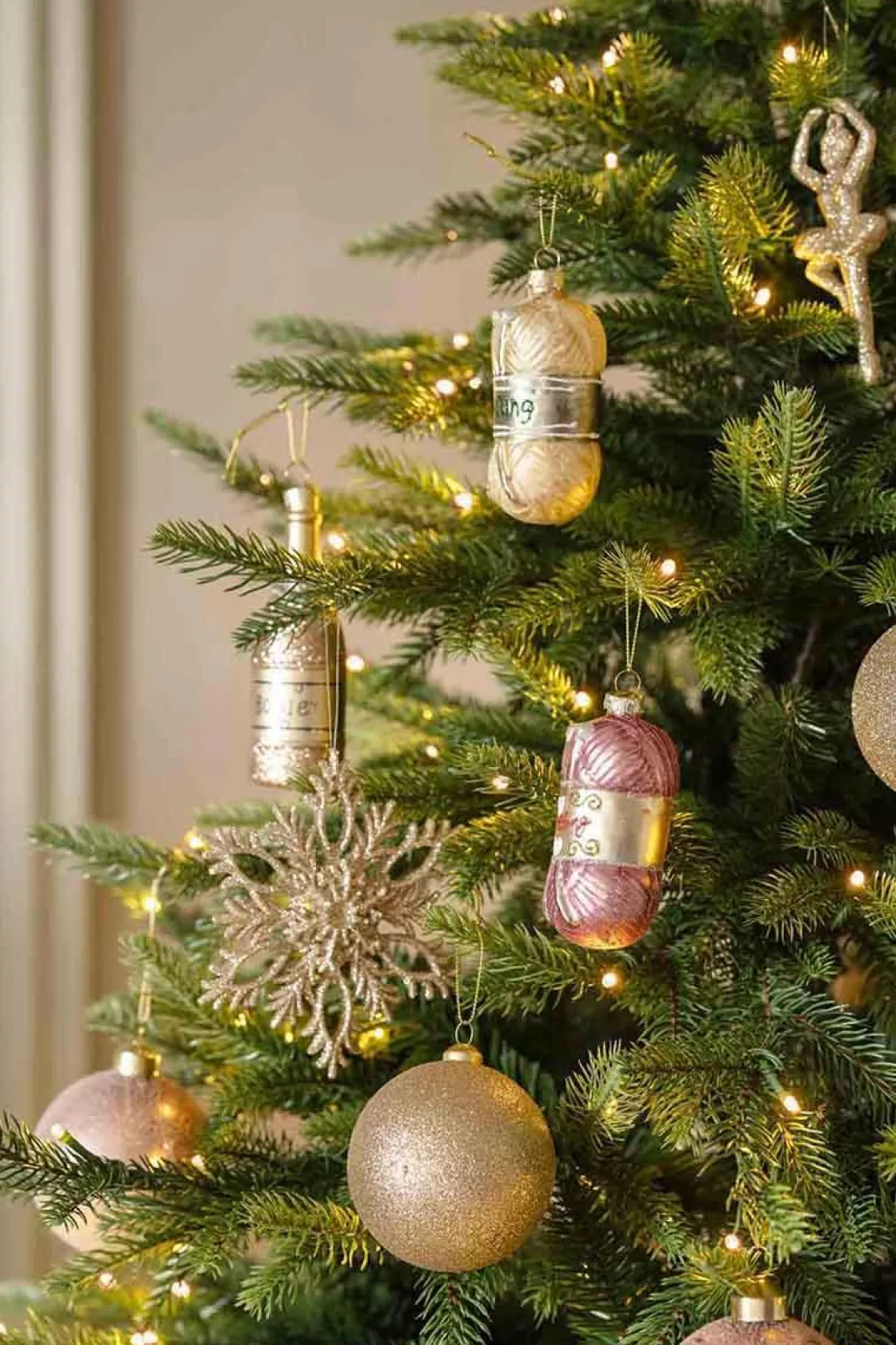 Kremmerhuset Julekule nøste, rosa| Julekuler