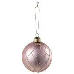 Kremmerhuset Julekule sparkle rosa| Julekuler