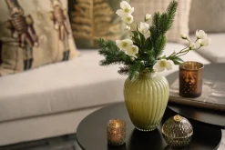 Kremmerhuset Julerose, hvit| Kunstige Blomster|Juletrær Og Julegrønt