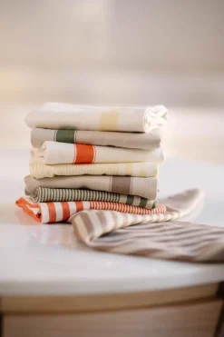 Kremmerhuset Kjøkkenhåndkle Georg 50x70 sett oransje| Annen Tekstil|Kjøkkentekstil