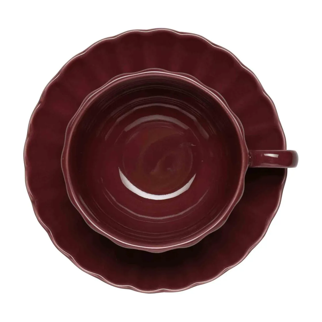 Kremmerhuset Kopp Cille, burgunder| Krus|Servise