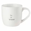 Kremmerhuset Kopp Du er fantastisk| Krus|Servise