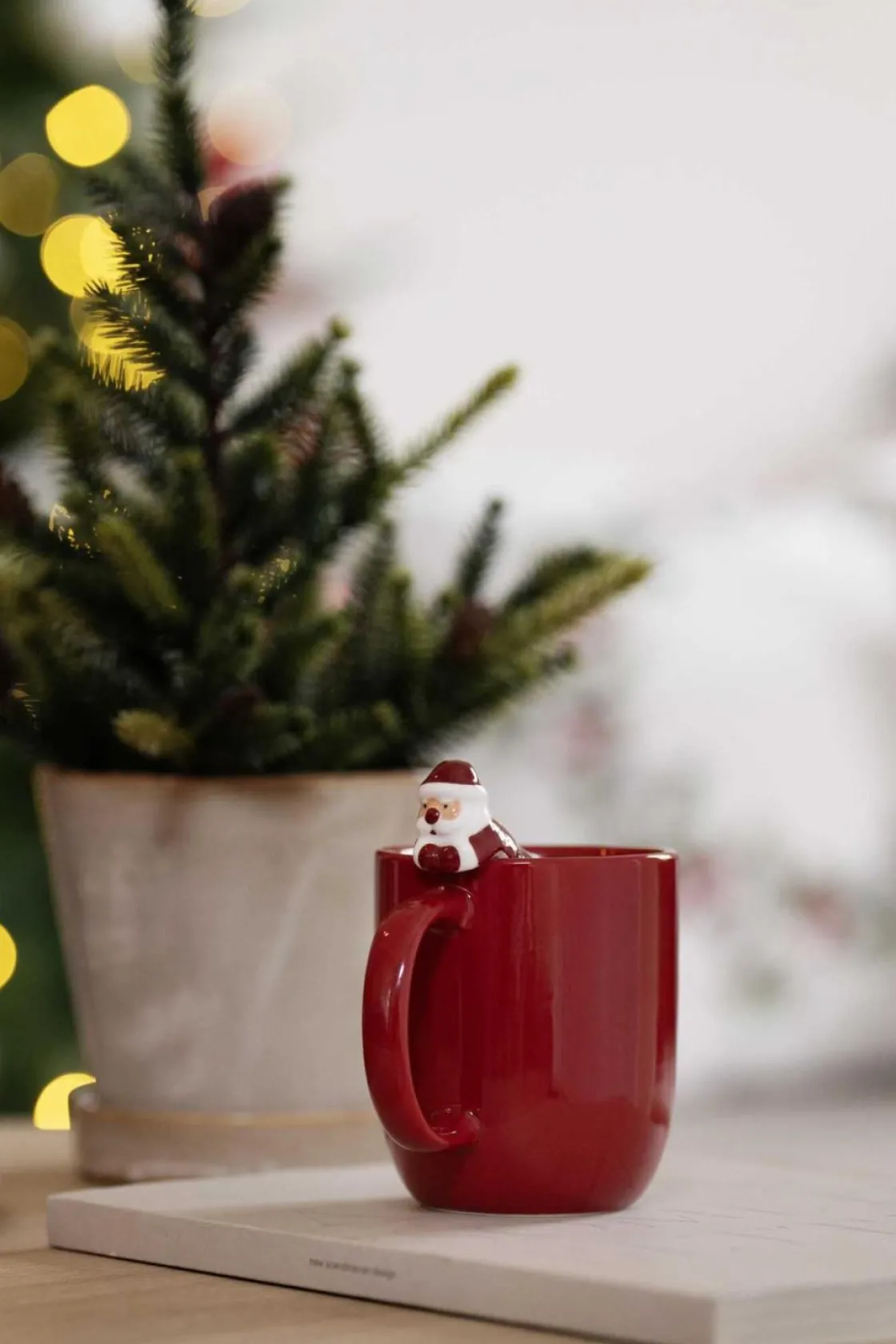 Kremmerhuset Kopp med nisse på kanten| Krus|Juleservering