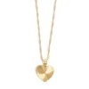 Kremmerhuset Kort kjede med hjerte, Gull| Halskjede