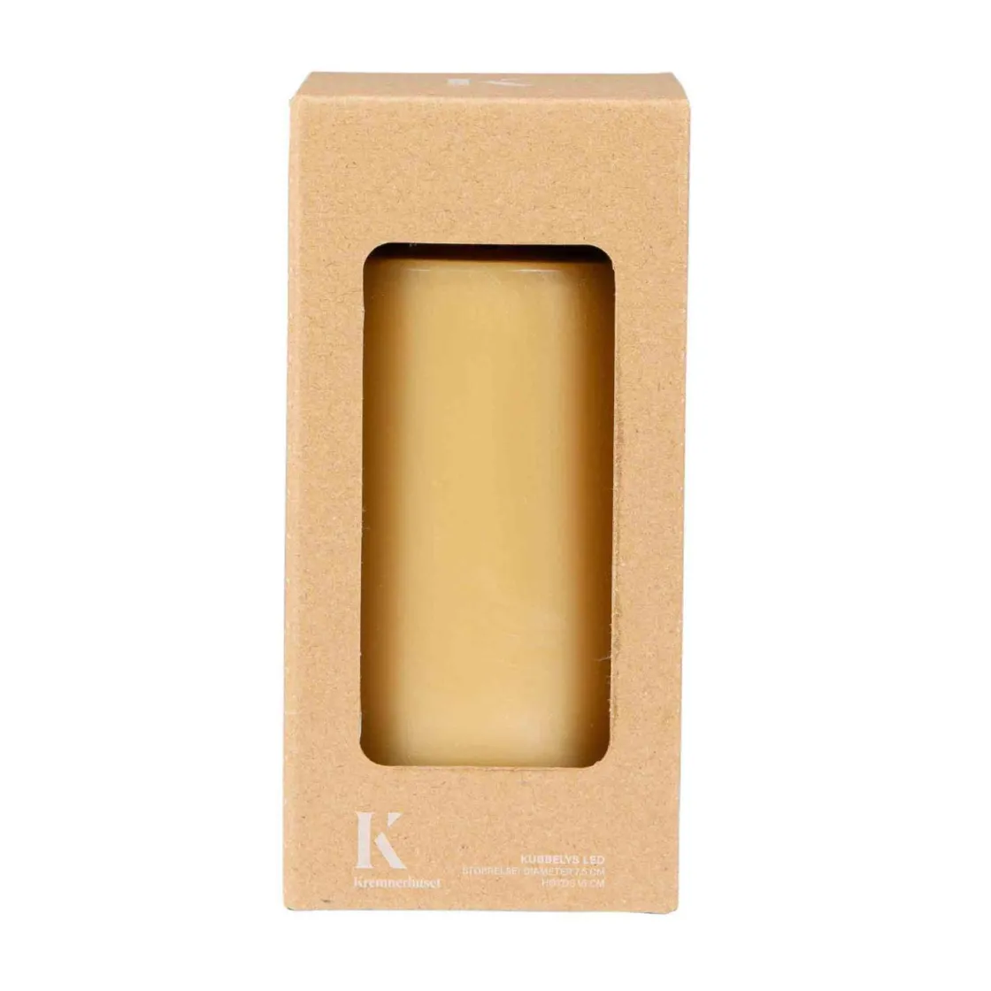 Kremmerhuset Kubbelys LED 15 cm karamell| Ledlys|Kubbelys
