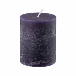 Kremmerhuset Kubbelys Rustikk 9cm lilla| Kubbelys|Julelys Og Lysestaker