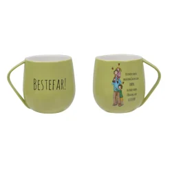 Kremmerhuset Lykketegning - Bestefar Krus 40 cl grønn| Krus