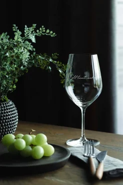 Kremmerhuset Lykketegning - Fyll livet med det som godt er, Rødvinsglass 62 cl| Glass