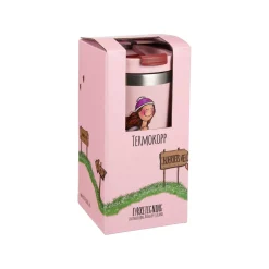 Kremmerhuset Lykketegning - Hjertets vei Termokopp rosa| Termokopper