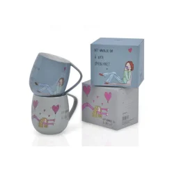 Kremmerhuset Lykketegning - Nyt Krus 40 cl blå| Krus