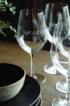 Kremmerhuset Lykketegning - Pust Livet er nå, Rødvinsglass 62 cl| Glass