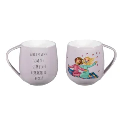 Kremmerhuset Lykketegning - Vennekrus lilla| Krus