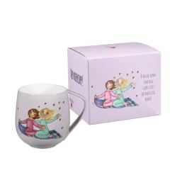 Kremmerhuset Lykketegning - Vennekrus lilla| Krus