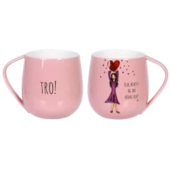 Kremmerhuset Lykkketegning - Tro Krus 40 cl rosa| Krus