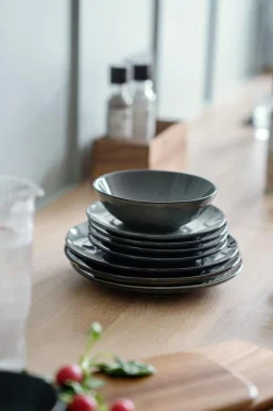 Kremmerhuset Middagstallerken Iben 26 cm grønn-blå| Servise