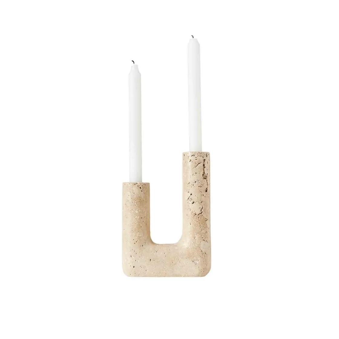 Kremmerhuset Muubs - Minerva Lysestake beige| Lysestaker