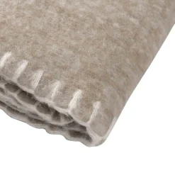 Kremmerhuset Pledd Lyngen 130x170 cm beige| Pledd