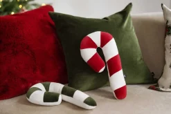 Kremmerhuset Pute Candy 9x32cm grønn| Putetrekk|Juleputer