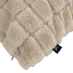 Kremmerhuset Putetrekk Faux fur ruter 48x48cm| Putetrekk