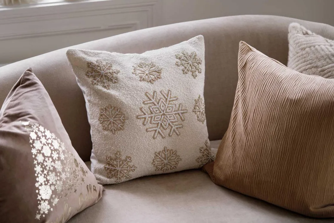 Kremmerhuset Putetrekk Gulltre 48x48cm| Putetrekk|Juletekstil