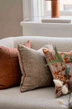 Kremmerhuset Putetrekk Kayla med piping 48x48cm| Putetrekk