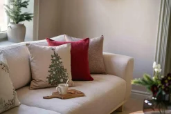 Kremmerhuset Putetrekk Nostalgisk tre 48x48 cm| Putetrekk|Juletekstil