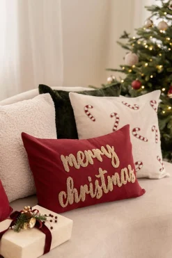 Kremmerhuset Putetrekk perler Candycane 48x48cm| Putetrekk|Juleputer