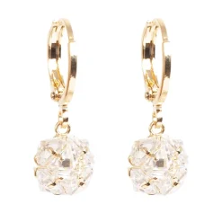 Kremmerhuset Øreringer med charm, gull| Ørepynt