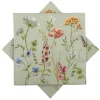 Kremmerhuset Serviett blomstereng lys grønn| Servietter
