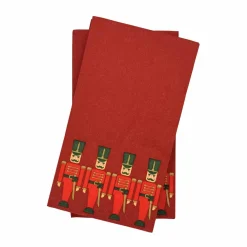 Kremmerhuset Serviett nøtteknekker rød| Servietter|Juleservietter