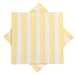 Kremmerhuset Serviett Stripe gul| Servietter