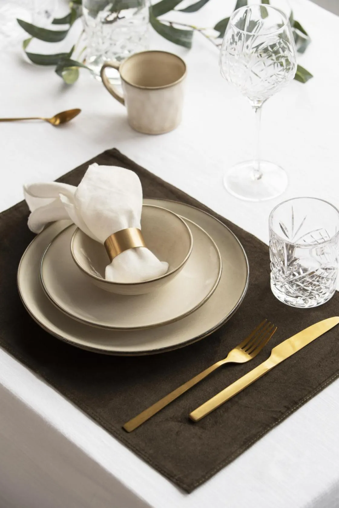 Kremmerhuset Skål Iben 14cm beige| Skåler|Servise