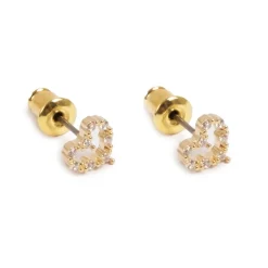 Kremmerhuset Små ørerobber, cz hjerte, Gull| Ørepynt